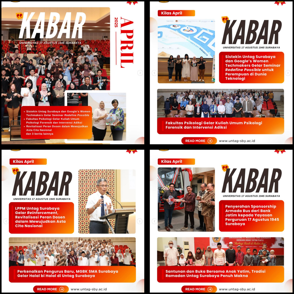 Beragam aktivitas menarik dan inspiratif di bulan April telah membawa energi positif bagi kita semua