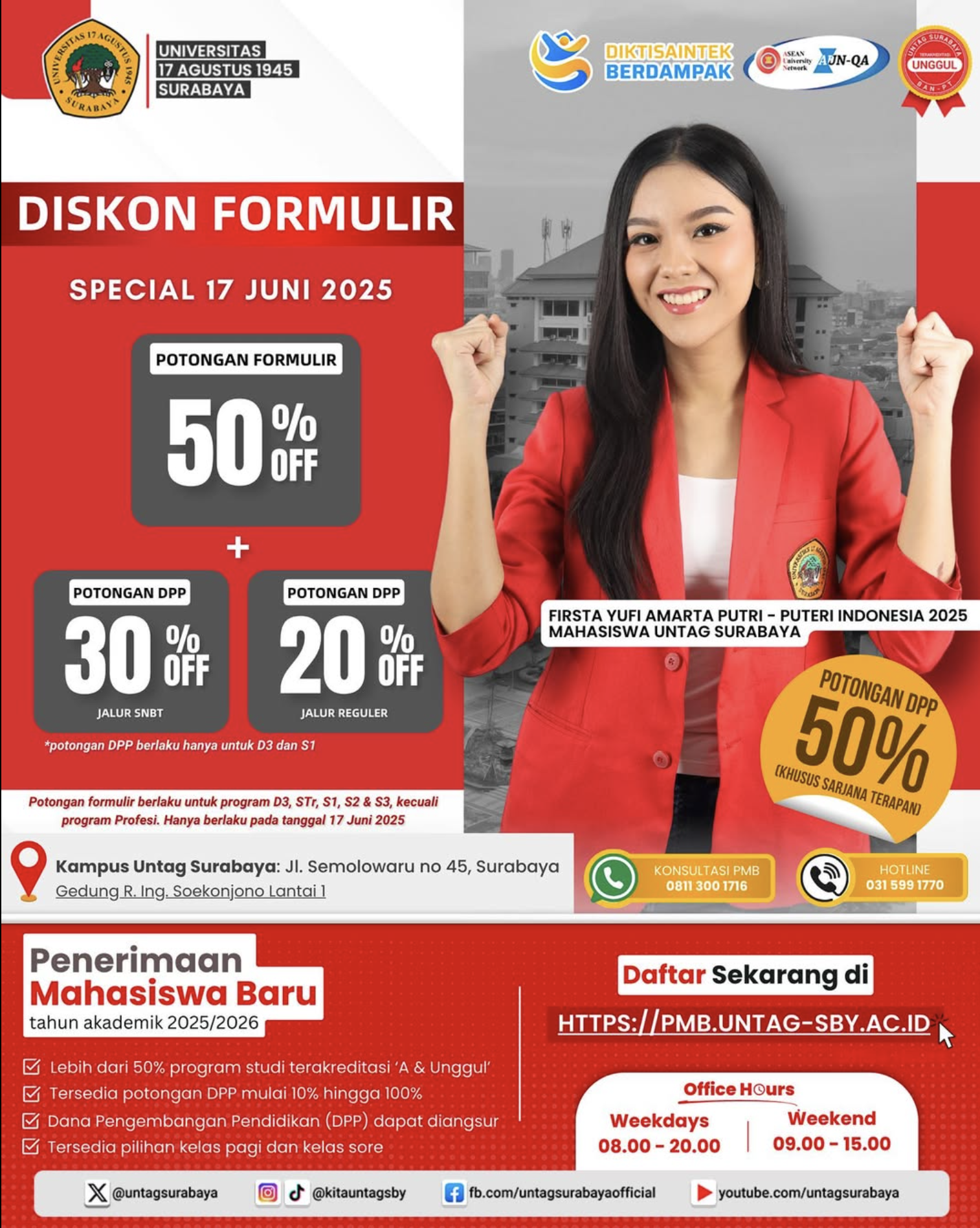 Diskon Formulir Spesial di tanggal 17 Juni 2025