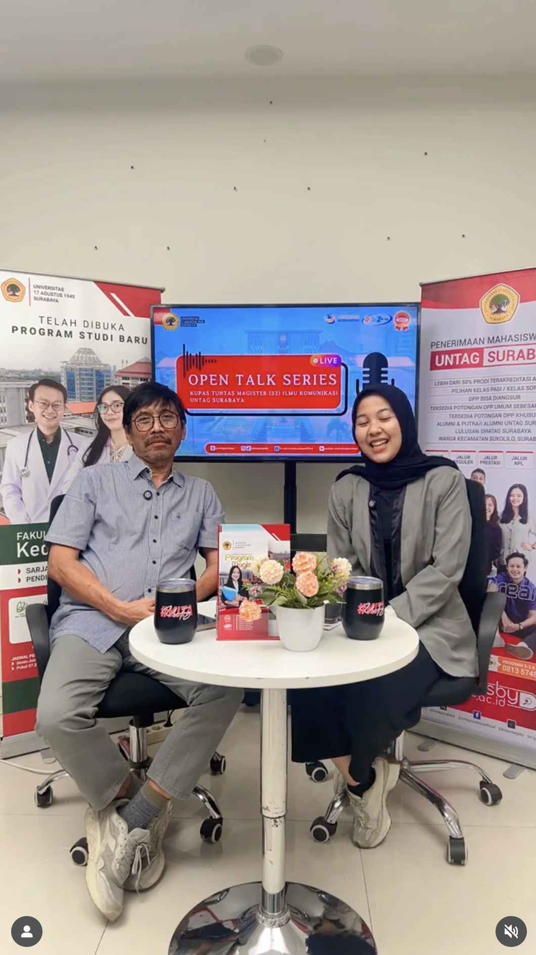 kupas tuntas prodi Magister Ilmu Komunikasi Untag Surabaya bersama Prof Teguh Priyo Sadono
