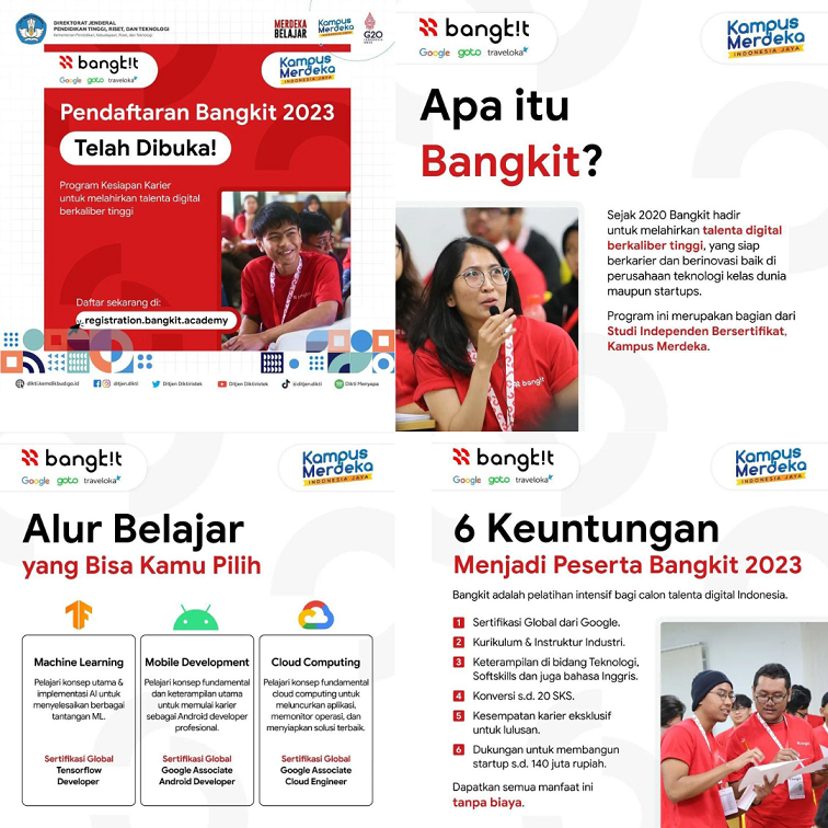 Pendaftaran Bangkit 2023 Telah dibuka