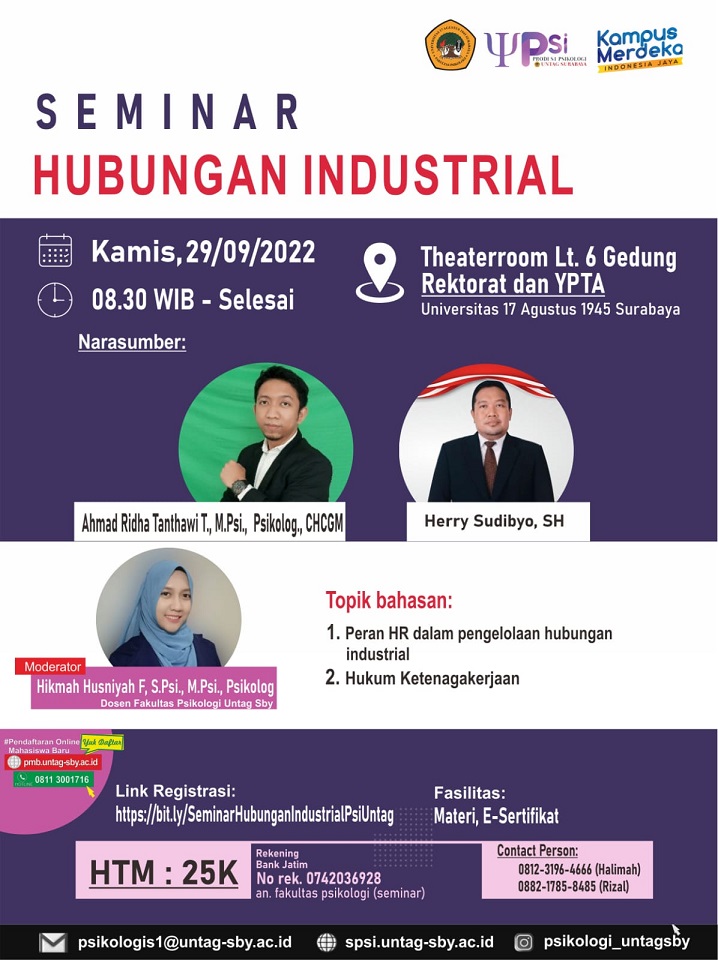 SEMINAR HUBUNGAN INDUSTRIAL