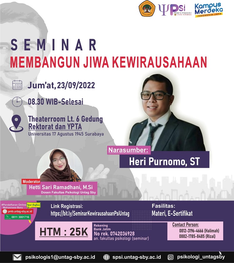 SEMINAR PEMBANGUNAN JIWA KEWIRAUSAHAAN