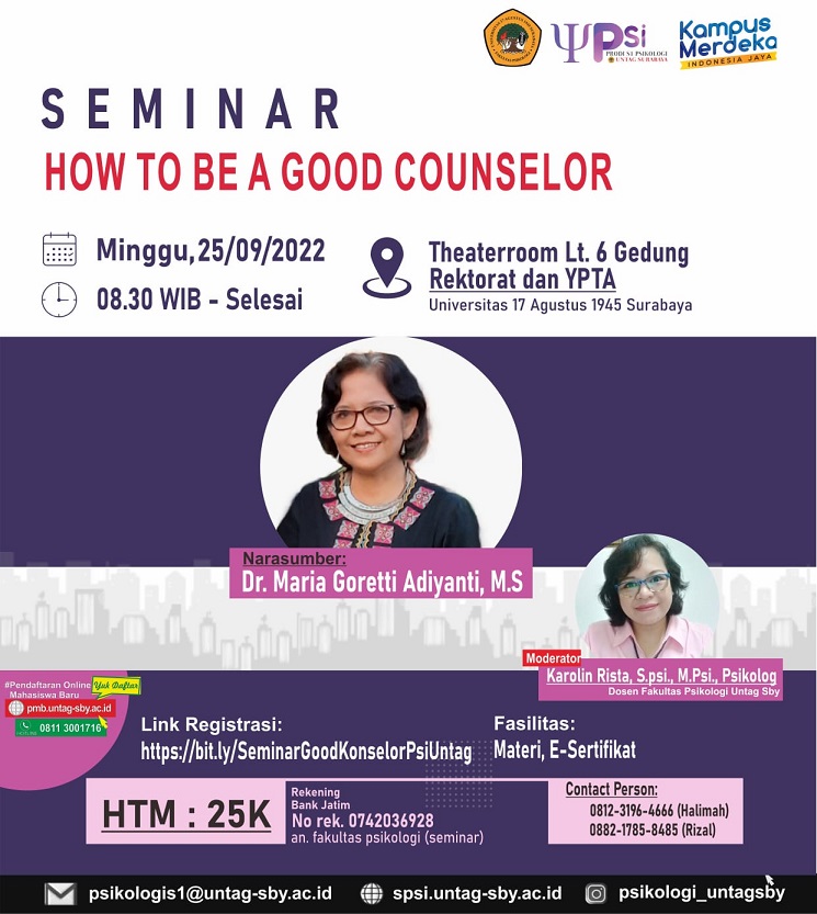 SEMINAR HOW TO BE A GOOD COUNSELOR