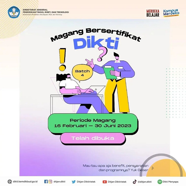 Magang Bersertifikat Dikti Batch 4