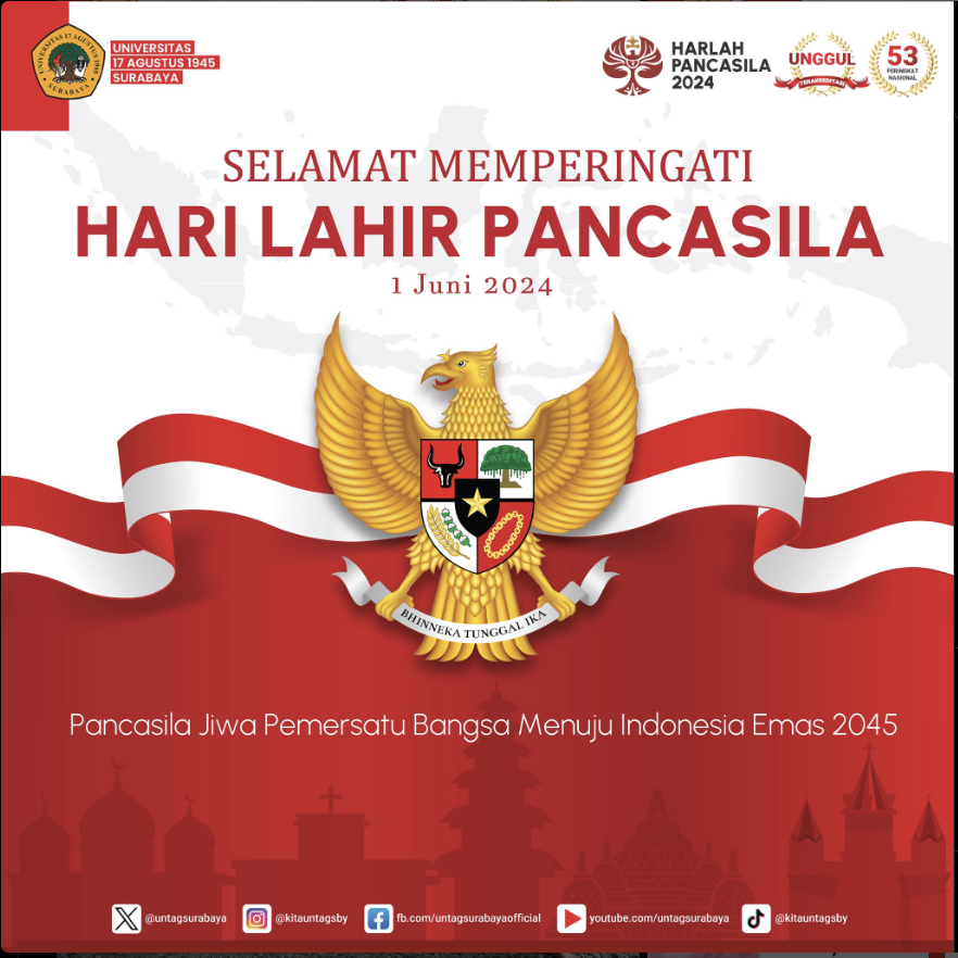 Selamat Hari Lahir Pancasila 1 Juni 2024