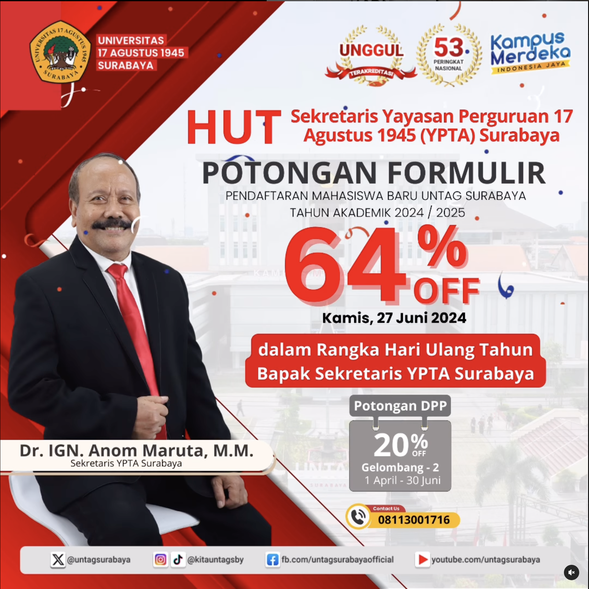 Potongan dalam rangka memperingati Hari Ulang Tahun Pak Anom