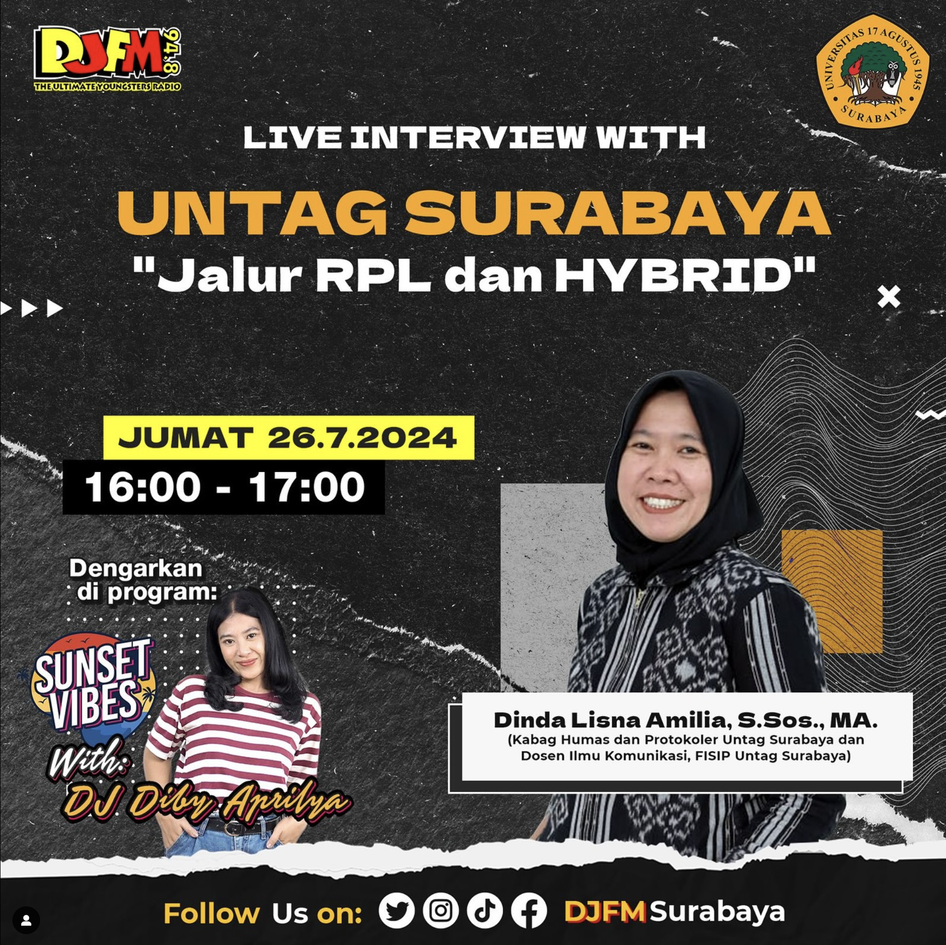 Penerimaan mahasiswa jalur RPL dan Hybrid yang bikin kuliah makin fleksibel dan produktif di UNTAG SBY