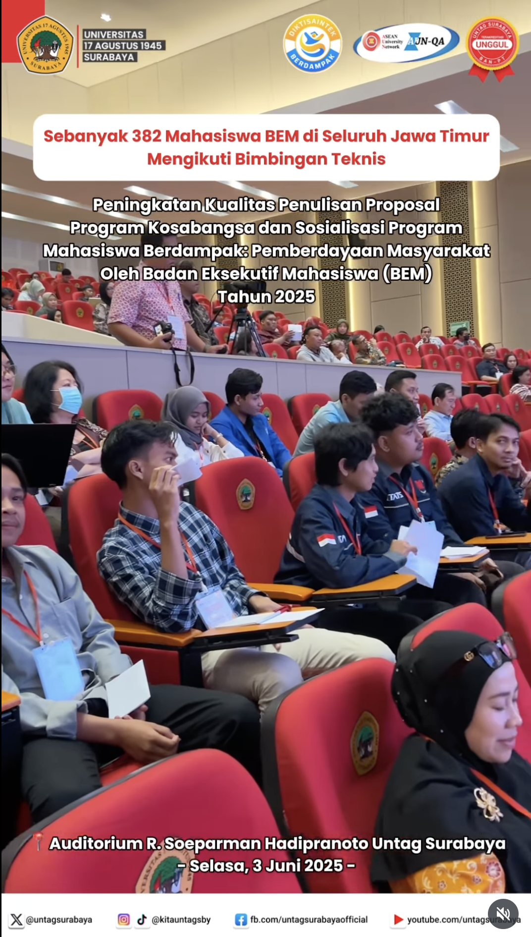 Bimbingan Teknis (Bimtek) Peningkatan Kualitas Penulisan Proposal Program Kosabangsa dan Sosialisasi Program Mahasiswa Berdampak: Pemberdayaan Masyara