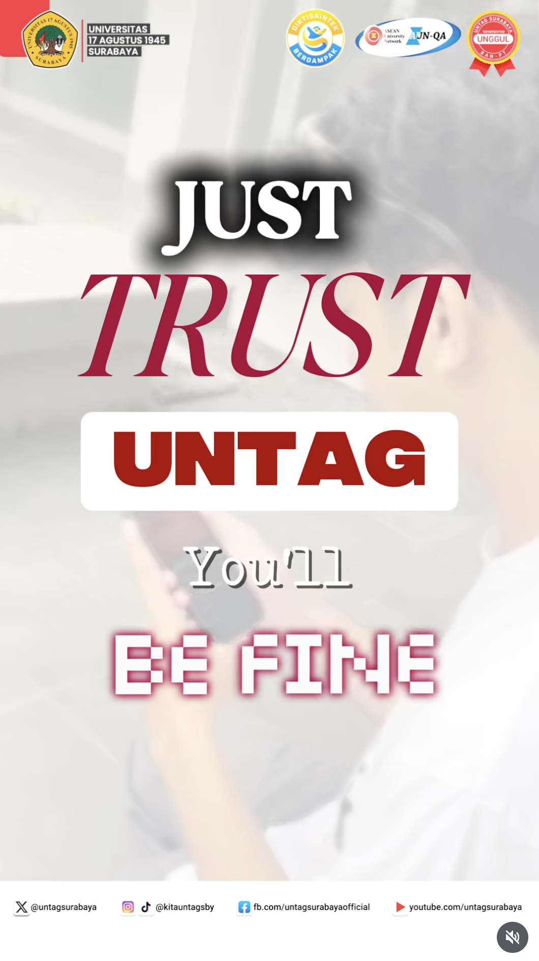 Gagal SNBT bukan akhir dari segalanya! Apa pun hasilnya, tetap semangat dan jangan pernah menyerah dalam meraih impian di UNTAG SURABAYA