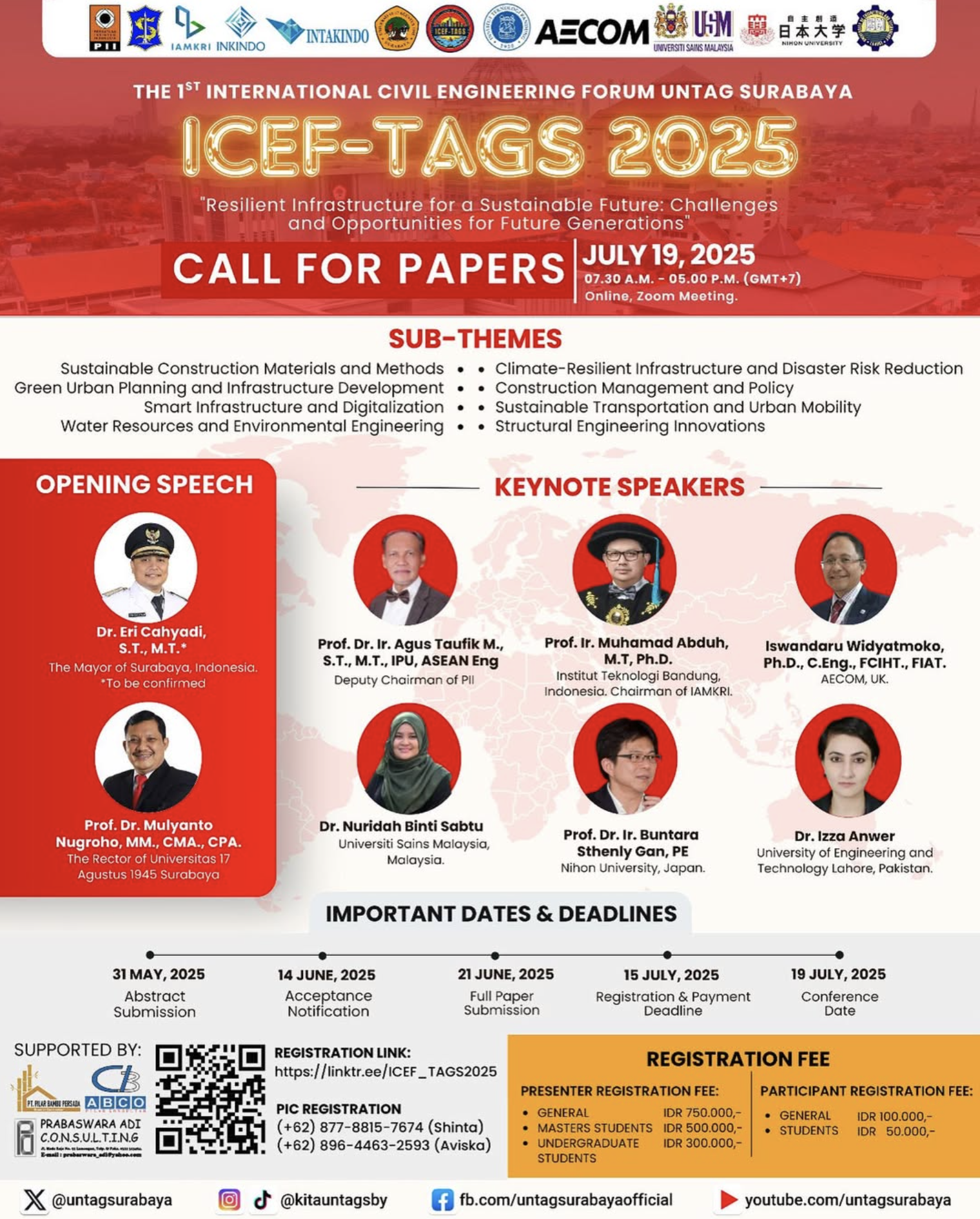 CALL FOR PAPERS - The 1st ICEF-TAGS 2025