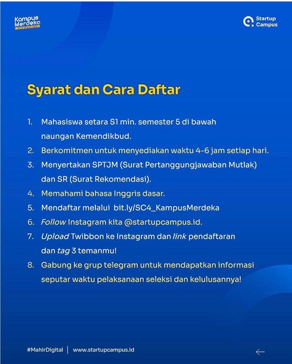 Syarat dan Cara Daftar