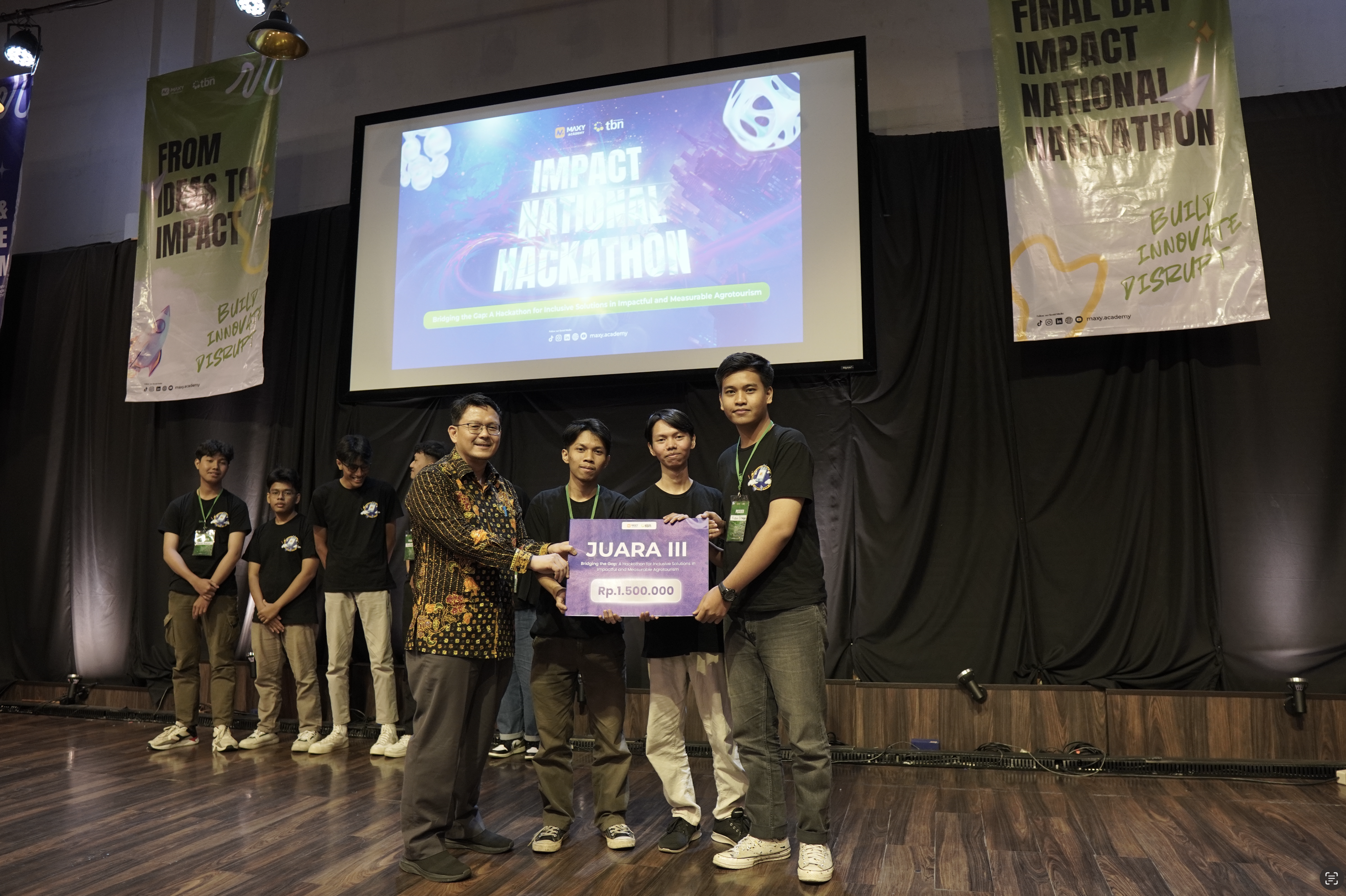 Prestasi Mahasiswa : Juara 3 Impact National Hackathon 2024
