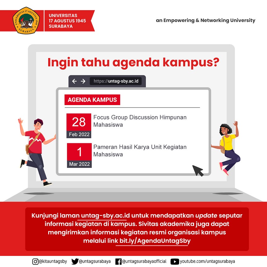Ingin tahu agenda kampus?
