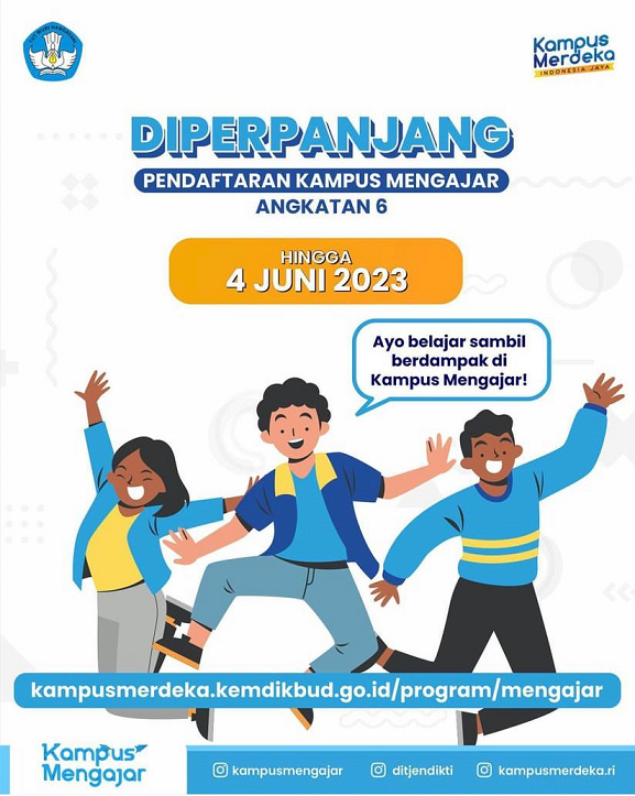 Diperpanjang Kampus Mengajar Angkatan 6