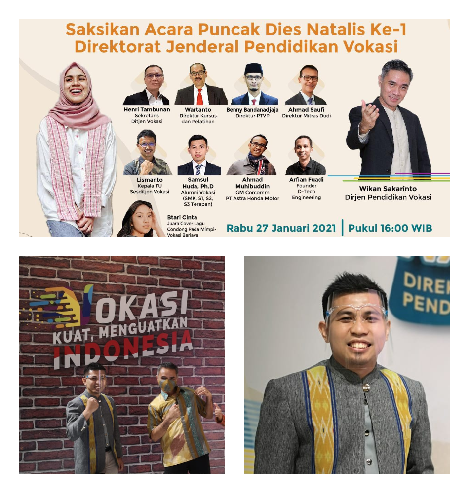 Hebat, Dosen Informatika Menjadi Tamu Undangan Dies Natalis Dirjen Pendidikan Vokasi