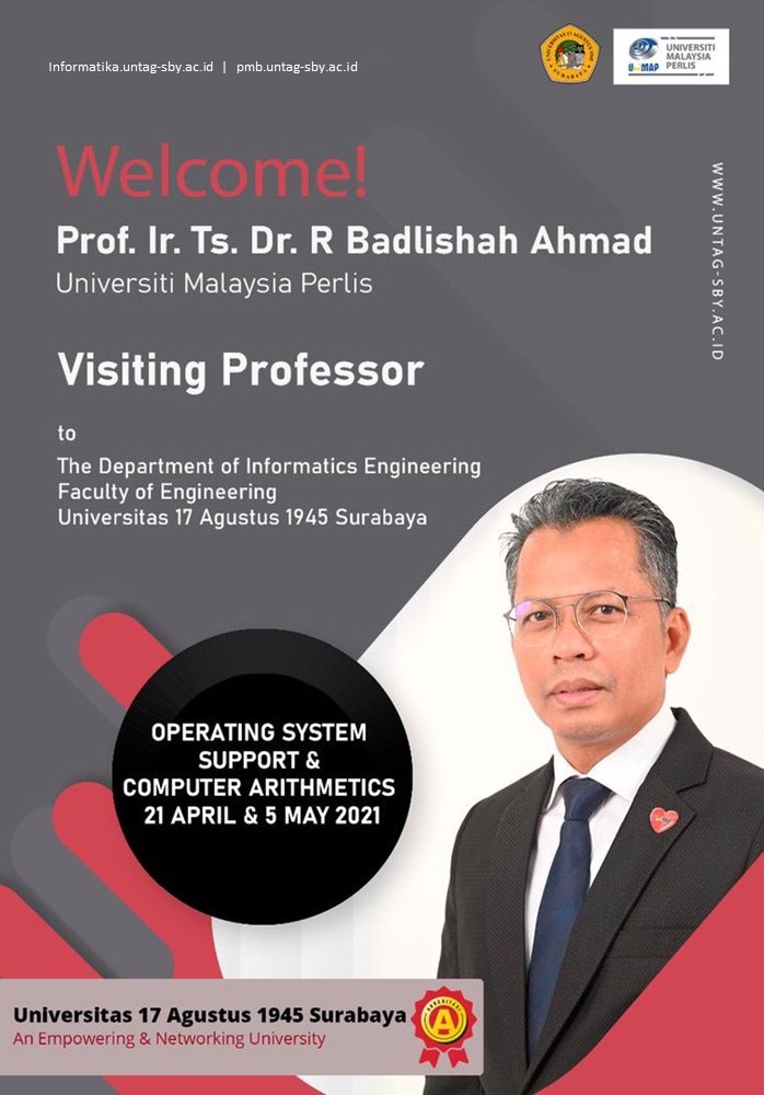 Visiting Professor Bersama Professor Badlishah Ahmad Unimap Malaysia