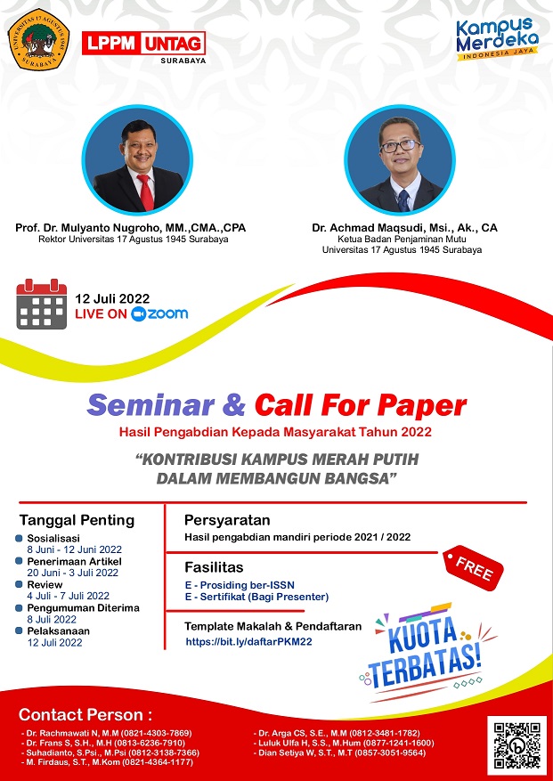 Seminar Hasil Pengabdian Kepada masyarakat 2021/2022