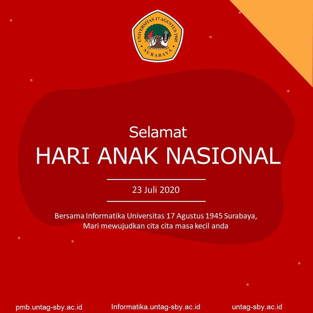Selamat Hari Anak Nasional 23 Juli 2020