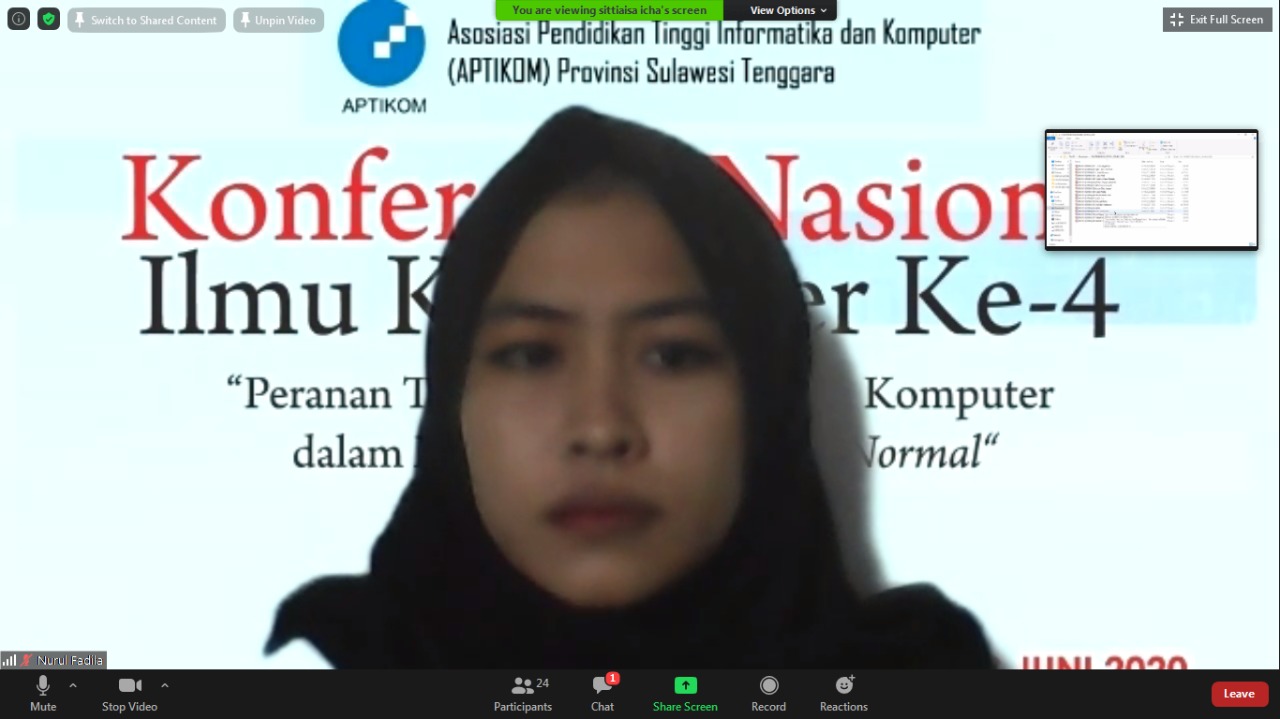 PRESENTASI KARYA TUGAS AKHIR MAHASISWA INFORMATIKA DALAM FORUM ILMIAH NASIONAL