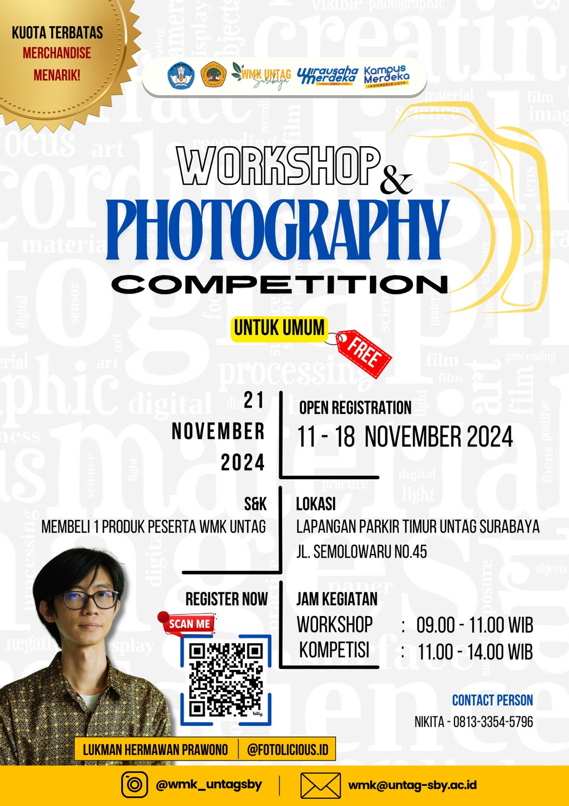 Workshop & Photography Competition 21 Nov 2024