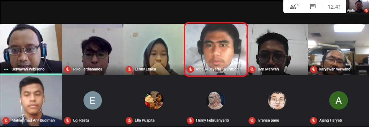 APLIKASI IT MATURITY METER KARYA IQBAL MUSYAFFA DIPRESENTASIKAN DALAM SEMINAR NASIONAL DI UNISBANK