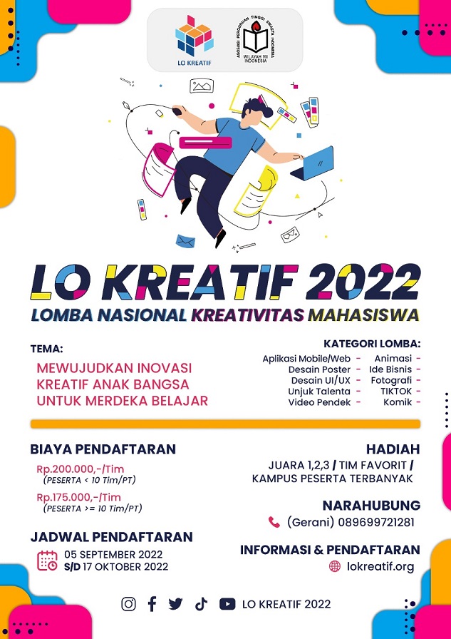 LO KREATIF 2022 (Lomba Nasional Kreativitas Mahasiswa)