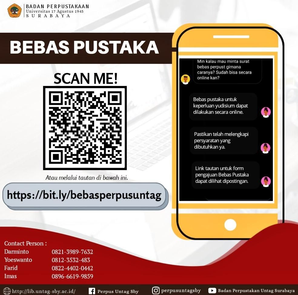 Layanan Surat Bebas Pustaka Secara Daring