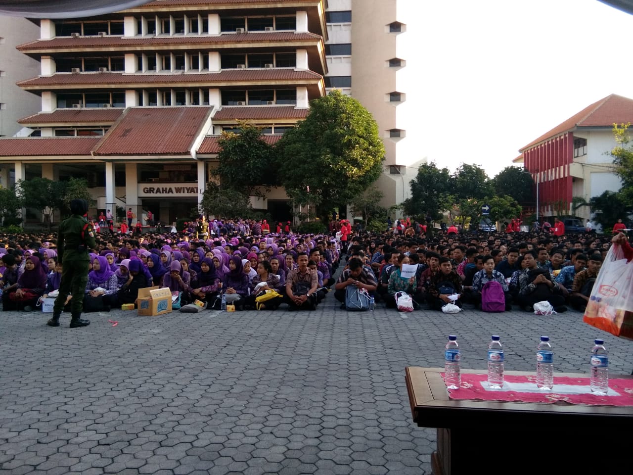 3.500 Lebih Mahasiswa Baru UNTAG Surabaya Ikuti PKKMB 2019