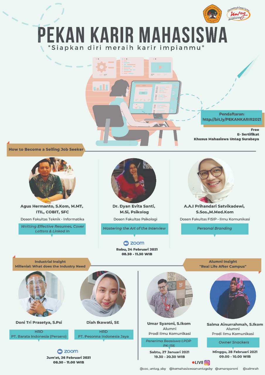 Pekan Karir Mahasiswa Untag Surabaya
