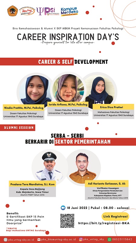 PROUDLY PRESENT CAREER INSPIRATION DAYS – PREPARE YOURSELF FOR LIFE AFTER CAMPUS