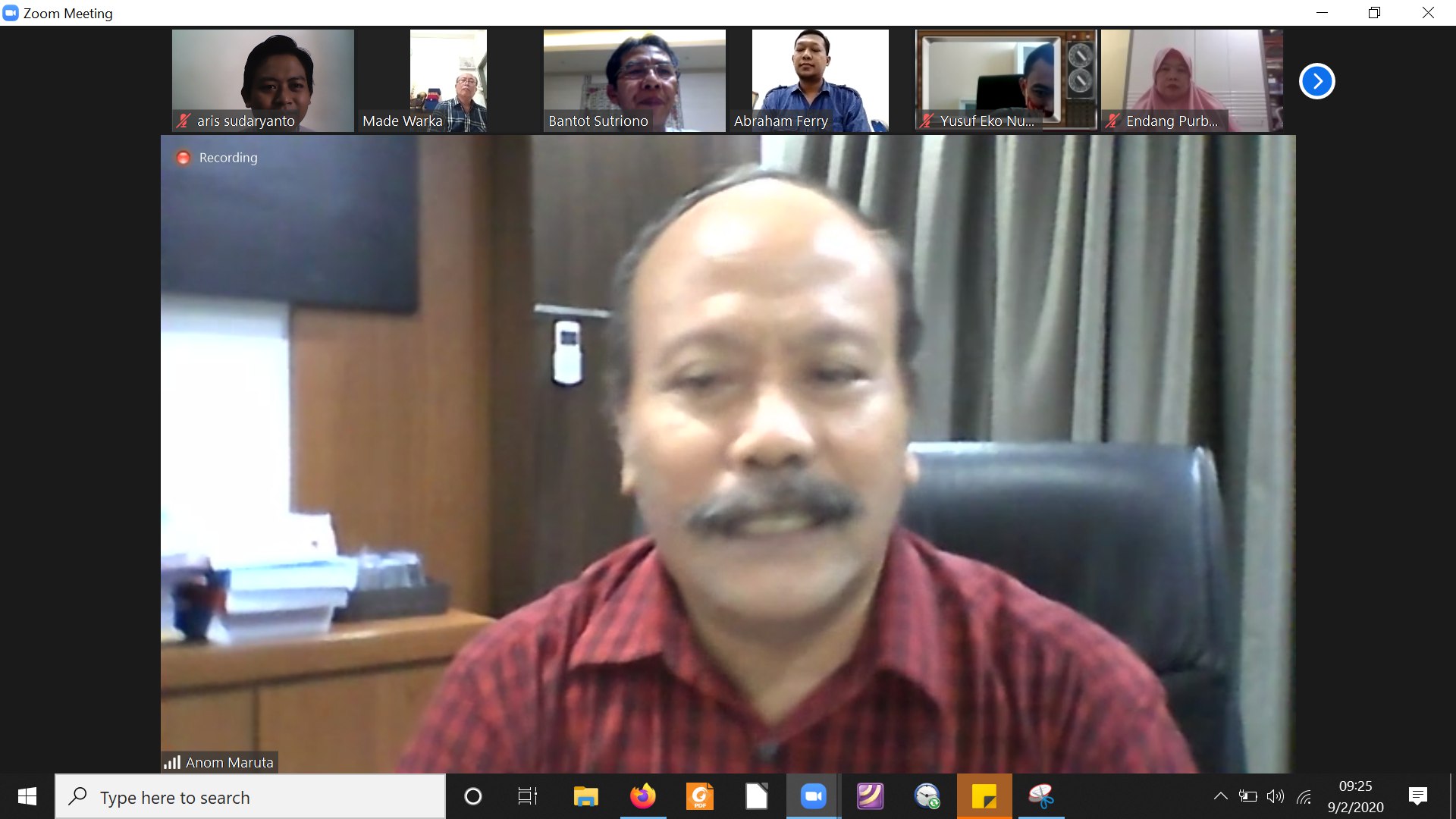 Rapat Persiapan Wisuda Universitas 17 Agustus 1945 Surabaya