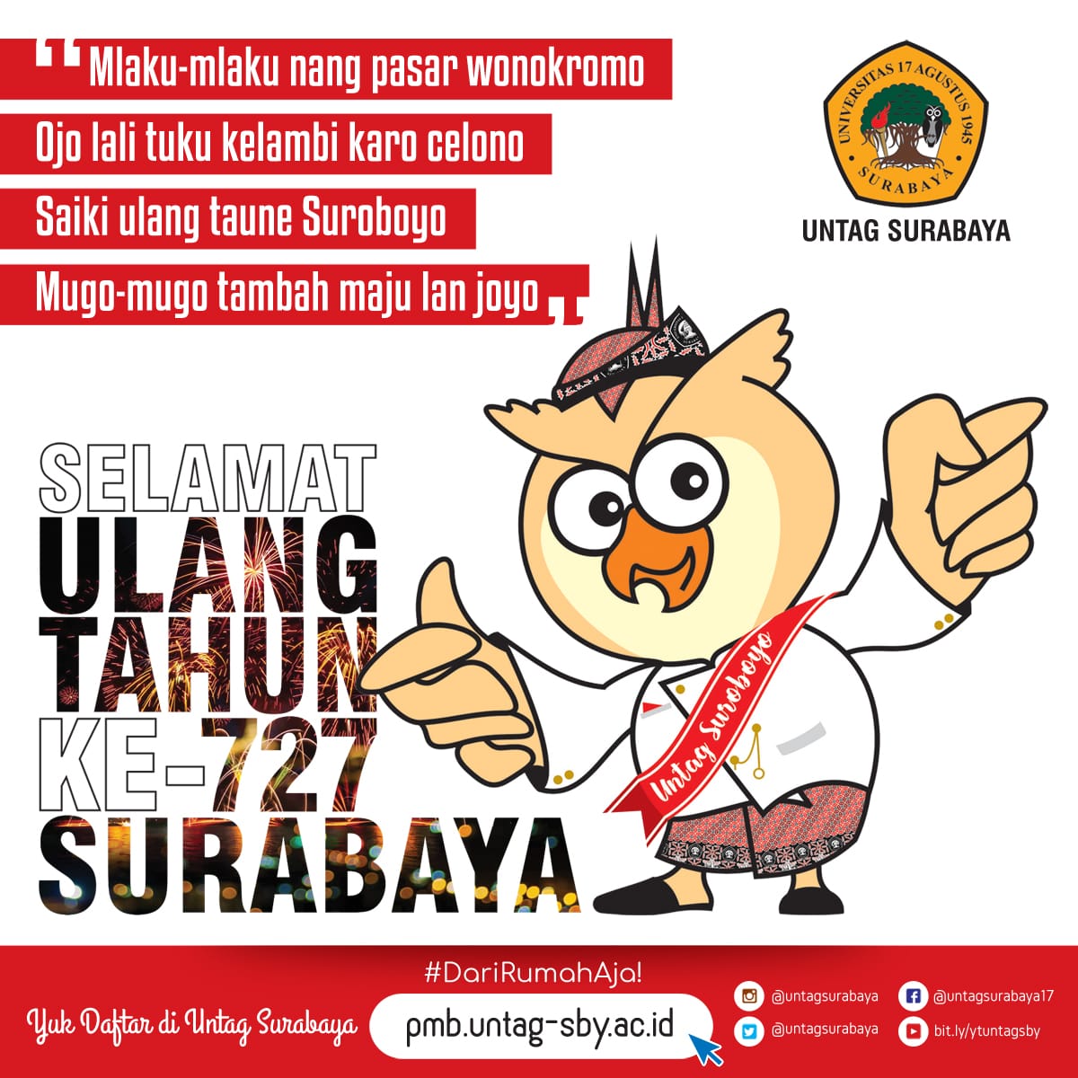 Selamat Ulang Tahun Surabaya Ke 727