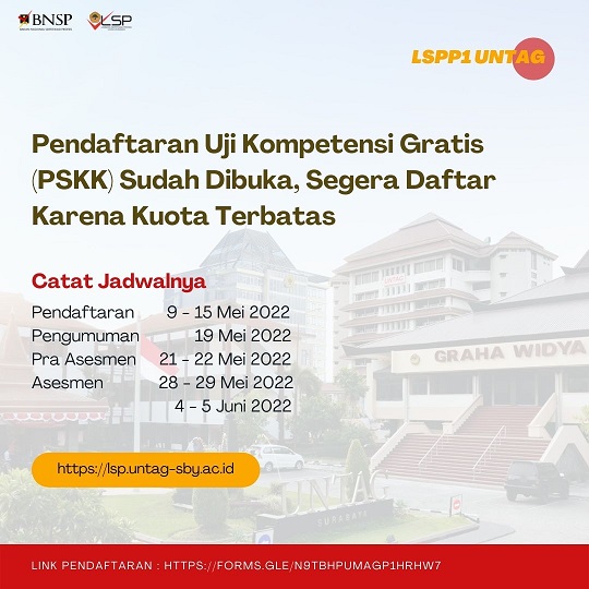 Uji Kompetensi (PSKK) Sudah Dibuka, Segera Daftar Karena Kesempatan Terbatas 