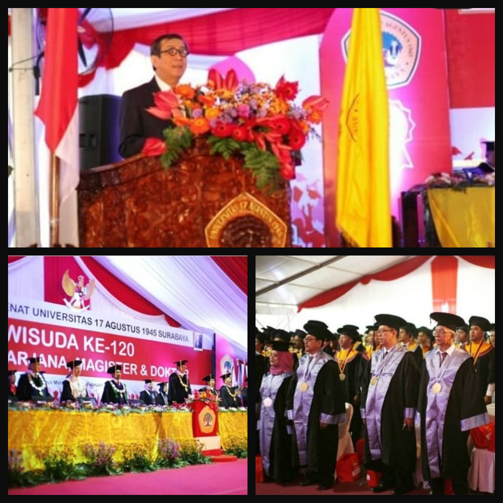 Wisuda Universitas 17 Agustus 1945 Surabaya Periode Gasal 2019 2020