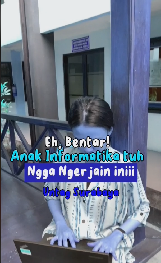 Anak Informatika bisa benerin wifi, ya ? atau jangan jangan bisa ngehack bank gitu ? wah wah. Emang iya ya ?