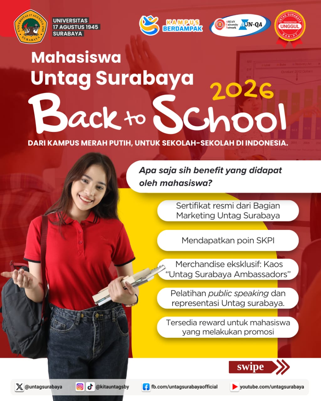 Open Call Duta Teknik Informatika! Program Back to School 2026: Promosikan Dunia Coding & Teknologi ke Almamater SMA/SMK-mu