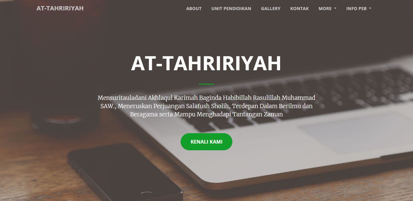 Tim Pengabdian Informatika Untag Melaunching Website PP At Tahririyah