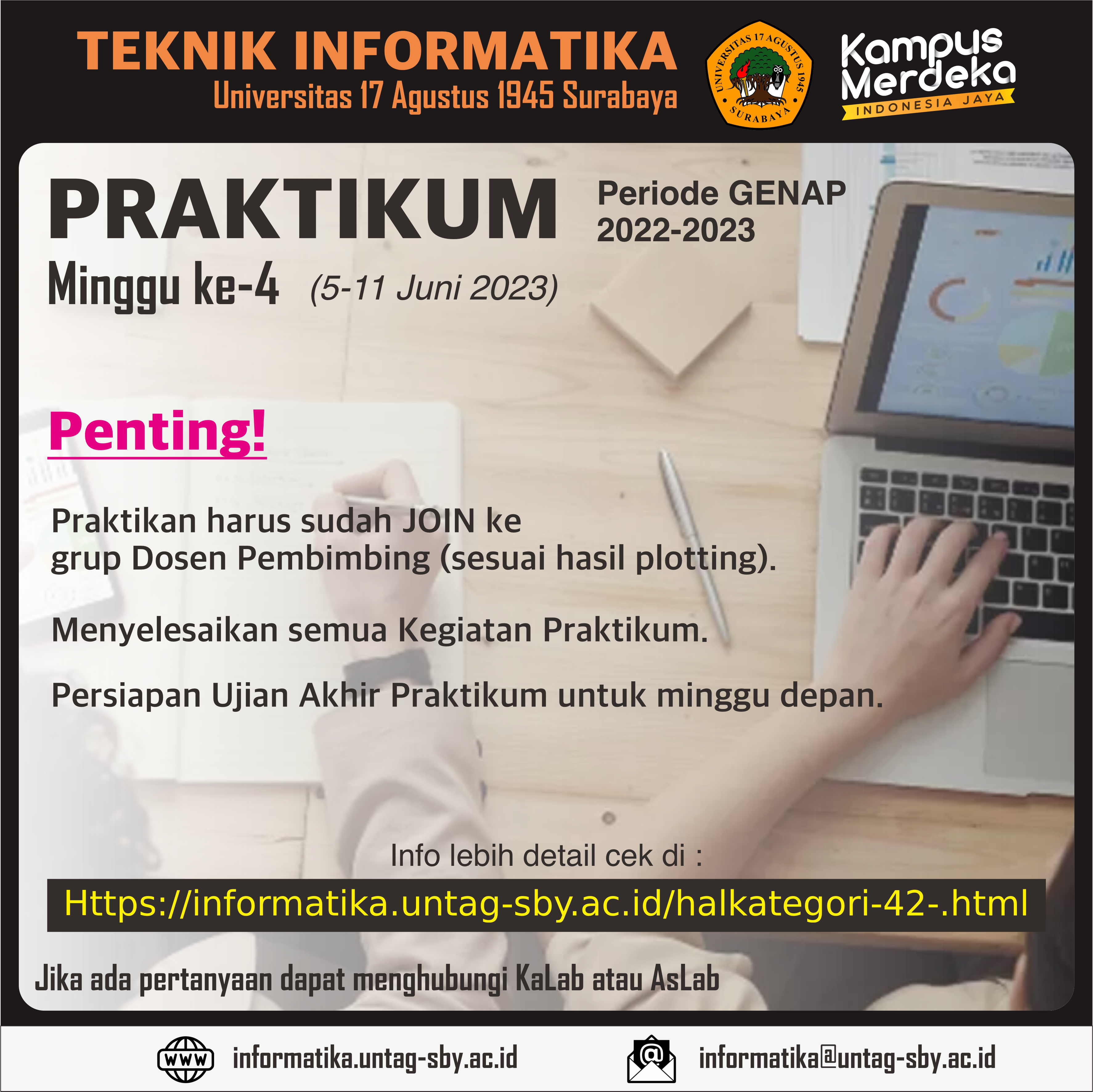 Praktikum Minggu ke-4 Periode GENAP 2022-2023