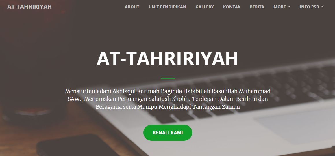 Ponpes At Tahririyah Kini Memiliki Website